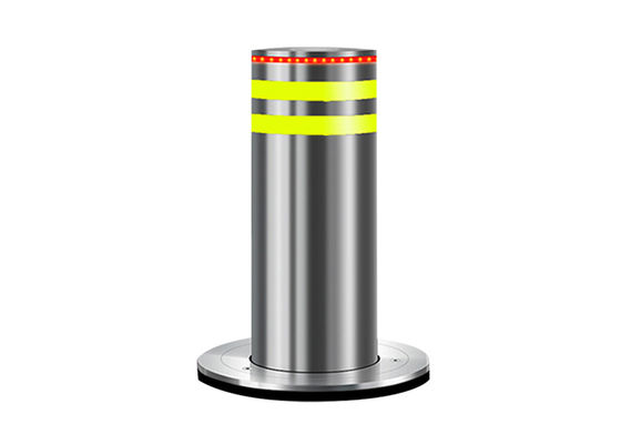 Automatic Rising Bollards with OMRON PLC Control 70T Loading Capacity and 304 or 316 Stainless Steel Construction