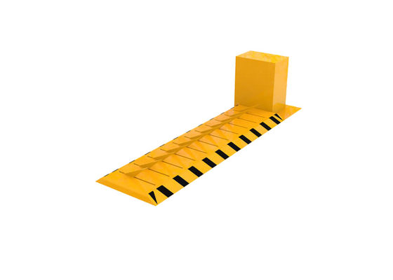Surface Mounting Yellow Red Color Tire killer , puncture tire spikes security
