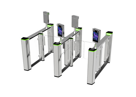 RS485 Aluminum Alloy 0.4S Acrylic Flap Speed Gate for Pedestrian Access Control