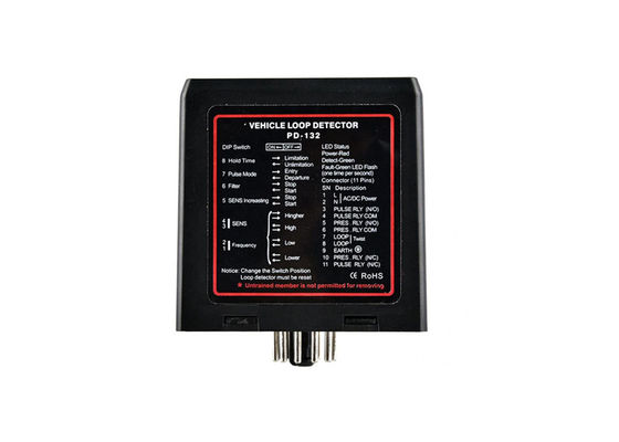 PD-132 Inductive Vehicle Loop Detector with 10ms Fast Reaction Time 20kHz Frequency Range and 4.5VA Power Consumption