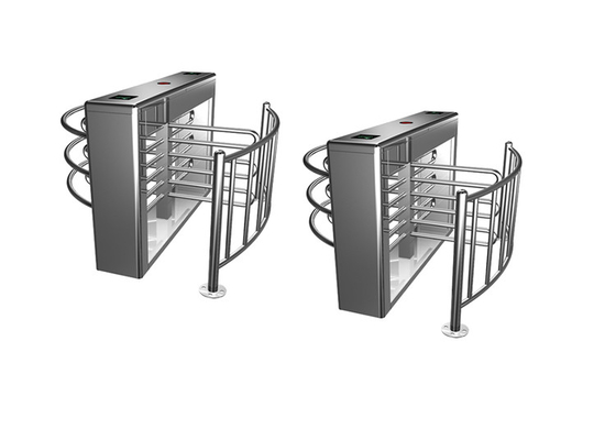 40W 0.2S 30Person/Minute Half Height Turnstile 4 Arms