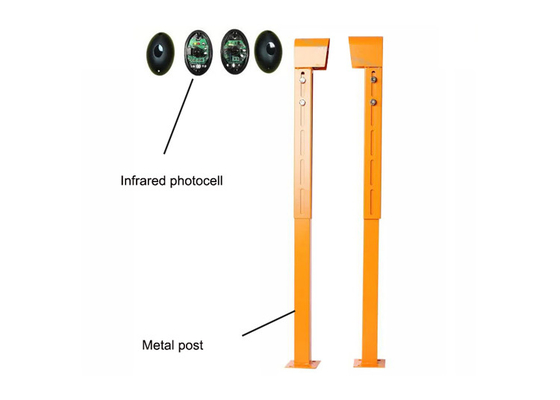 2 Beams 20m Receiving Barrier Gate Accessories Anti RFI Infrared Photocell Sensor