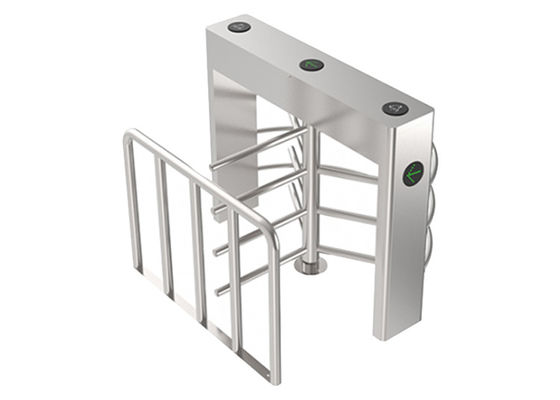 SS304 Automatic Full Height Turnstile Barrier For Public Security