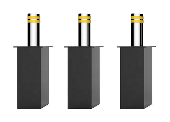PLC Led Lighted Hydraulic Pneumatic Rising Bollard SS304 IP68