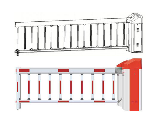 6m Arm 430Hz Remote Frequency Automatic Barrier Gate with 5 Million MTBF for Heavy Duty Fencing
