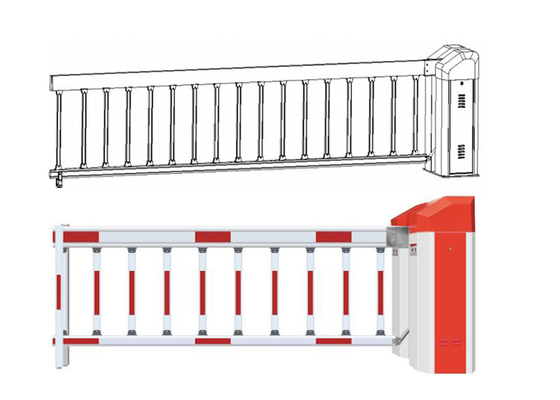 RS485 430Hz 6m Arm Fencing Gate Barrier 5 Million MTBF