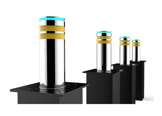 Stainless Steel LED Hydraulic Rising Bollard Column Blocker