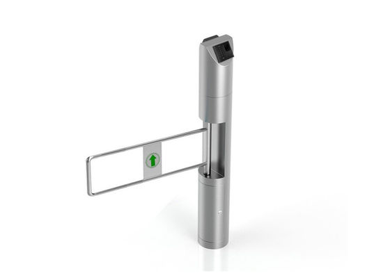 Pedestrian Swing Arm Turnstile with RGB LED Indicator SUS304 Framework and IP44 Rated Swing Barrier Gate