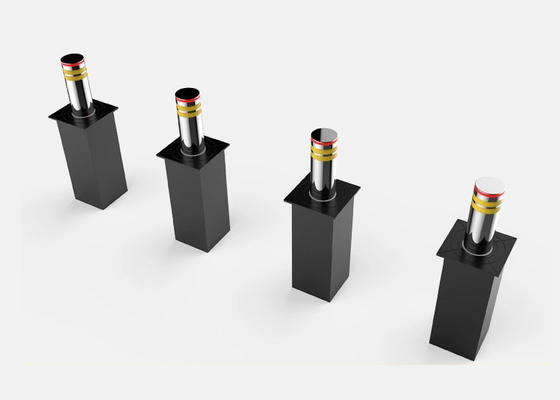Parking Safety Hydraulic Automatic Driveway Bollards With Led Light