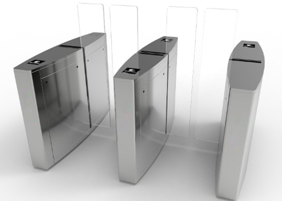 Stainless Steel BLDC Motor Access Control Turnstiles Acrylic Arm