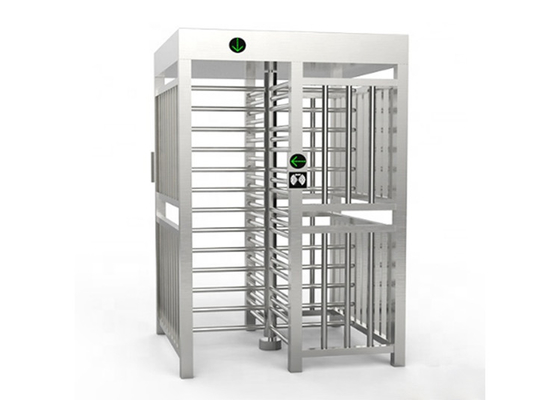 SUS304 Waterproof Full Height Turnstile Gate IP54 600mm Width