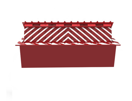 Light Warning LED Hydraulic Road Blocker Vehicle Control 3.7KW