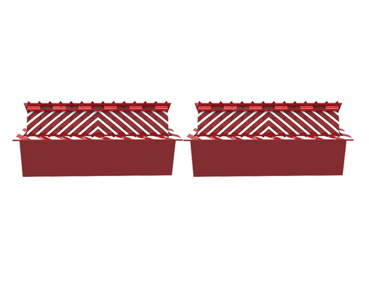 100m Anti Terrorism Hydraulic Road Barriers Remote Control