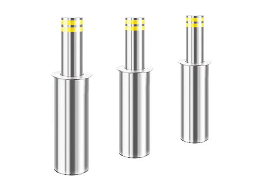 IP68 Waterproof SUS304 Stainless Steel Automatic Rising Bollards with 8k Mirror Surface
