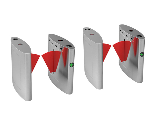 24V BLDC Motor Robust Automatic Flap Barrier RS485 1.2mm SS304