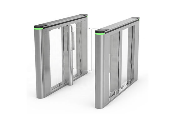 SS304 Acrylic Pedestrian Swing Gate with BLDC Motor and RS485 Communication for High-Speed Access Control