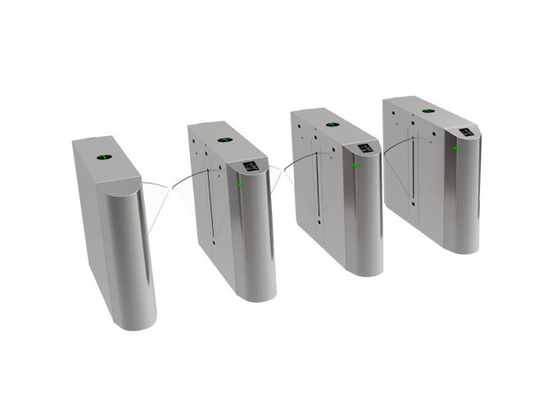 100W Bidirectional Flap Barrier Turnstile 260mm Wing For Metro Airport