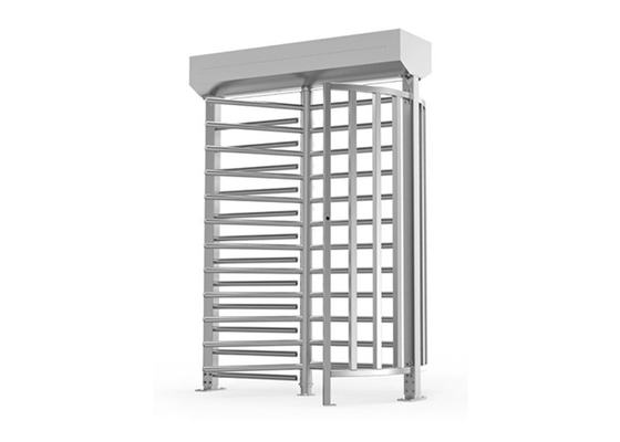 40W SS Full Height Turnstile 600mm Arm Full Body Turnstile 1.5mm Thickness