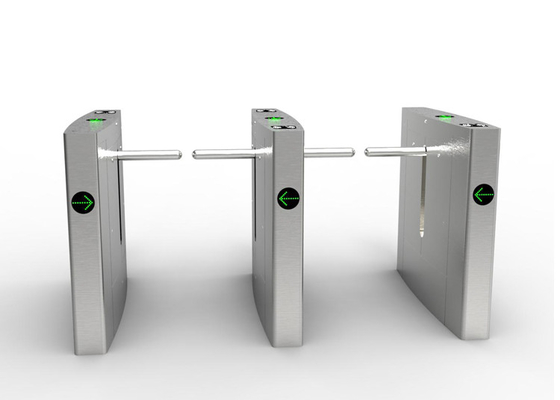 LED Indicator NFC Drop Arm Turnstile 100W For Entrance Exit Gate