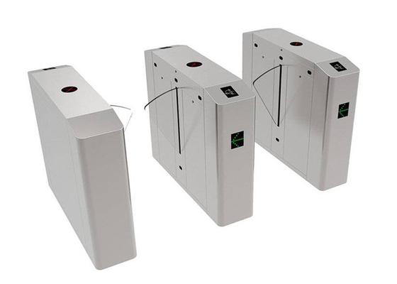Lane 600mm Retractable Flap Barrier Card Reader Integrate Entrance Wire DC24V