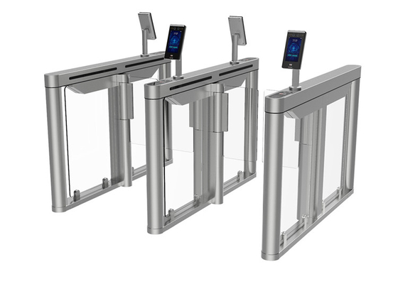 180 Degree Swing Gate Turnstile Brushless DC Pedestrian Control SS304 Acrylic