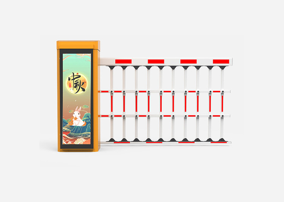 3s - 8s Adjustable 200W DC Brushless Motor Barrier Gate With Advertising Arm