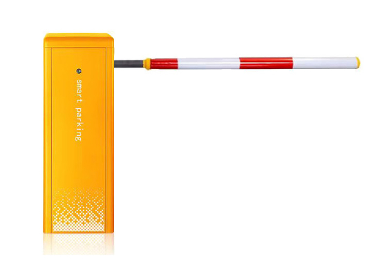 Yellow Color Housing DC Brushless Motor Parking Smart Barrier Gate