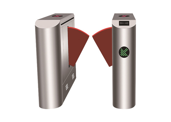 OEM Biometric Recognition Retractable Flap Barrier Turnstile
