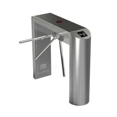 Pedestrian Access Control System Tripod Turnstile Gate featuring Facial ...