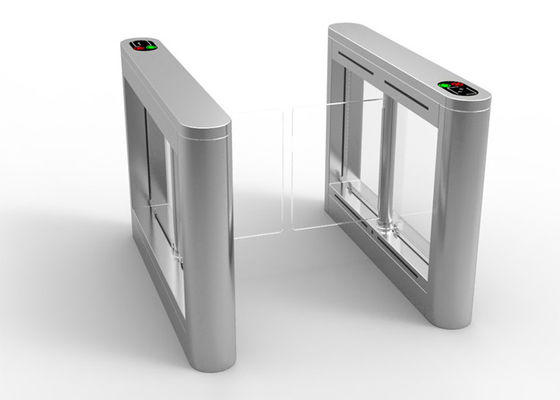 TCP/IP Access Control Noise Free SS304 Swing Barrier Gate for Metro Station