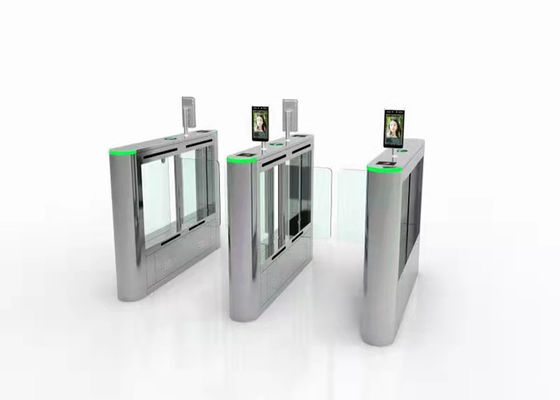 BLDC Motor Facial Recognition Pedestrian Swing Gate with 180 Degree ...